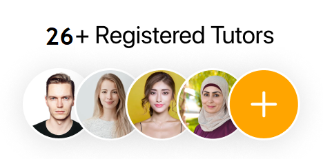 Registered Tutors with profile pictures